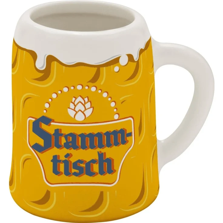 Schnapskrug Schnapsglas Stamper Keramik Sheepworld STAMMTISCH 73846 – Bild 1