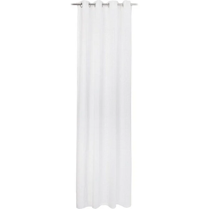 Gözze 'MERIT' Ösenvorhang, 100% Polyester weiß, 140x245 cm – Bild 3