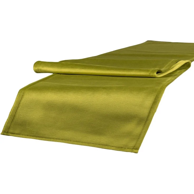 beties Tischläufer Samt&Sonders (1-tlg, 1 Stück Tischläufer), ca. 40x140 cm Samt Tischdekoration modern und edel mai-grün – Bild 5
