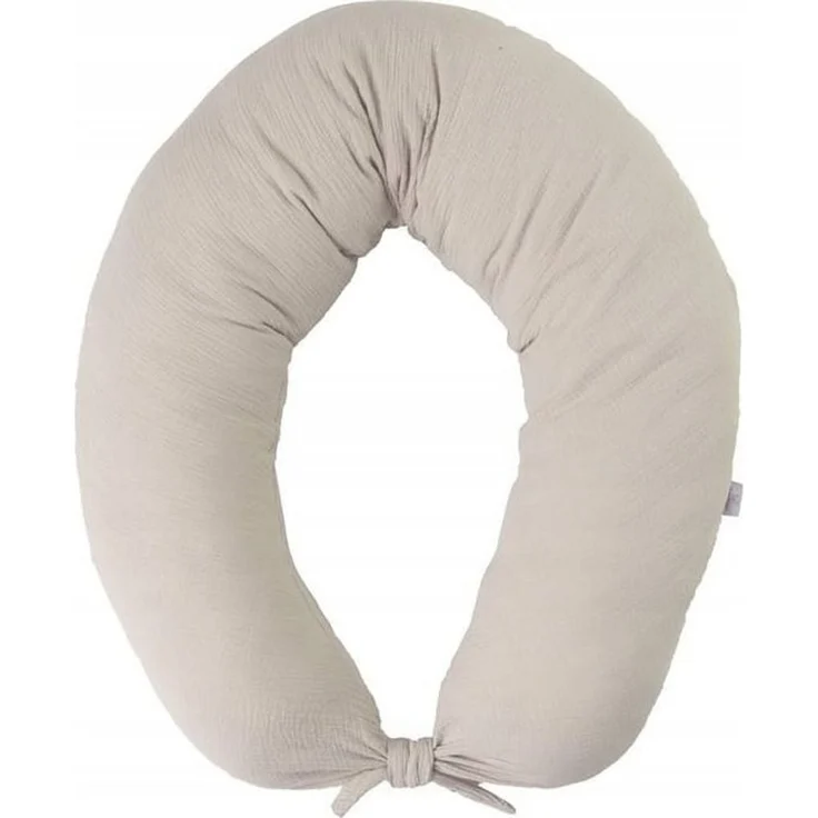 BabyMatex Moon Musselin Lagerungskissen 260 cm lang beige