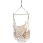 CHICO Hängesessel Baumwolle Beige-uni