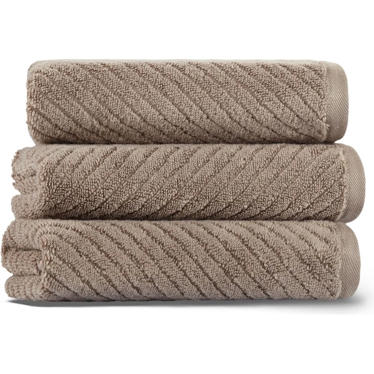 Mijolnir 'Chevron - Brown' Handtuch waschen, Braun, 33 x 33 cm – Bild 2