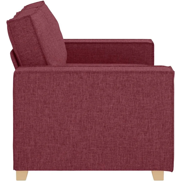 vidaXL 2-Sitzer Sofa Weinrot 160x78x84 cm Stoff 4104973 – Bild 4