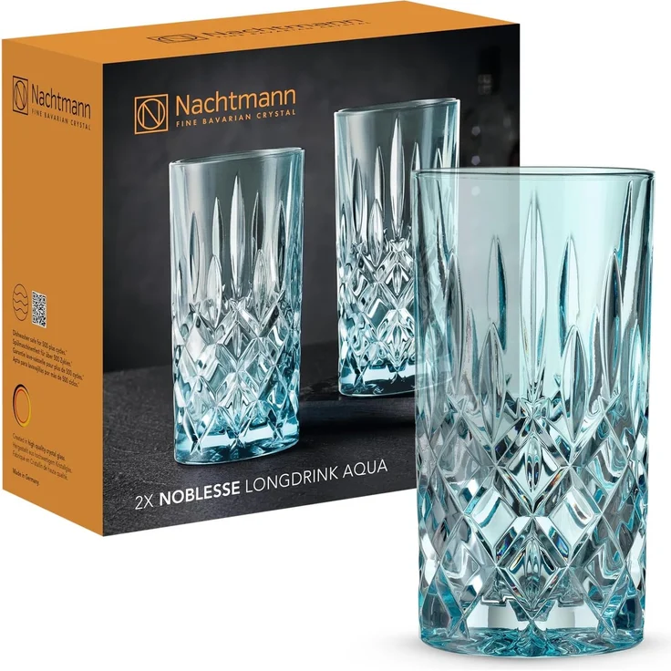 NACHTMANN 105710 NOBLESSE Longdrinkglas AQUA 2er Set – Bild 1