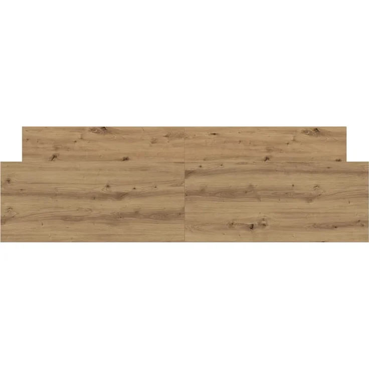 vidaXL Bettgestell ohne Matratze Artisan-Eiche 180x200cm Holzwerkstoff 3328761 – Bild 5