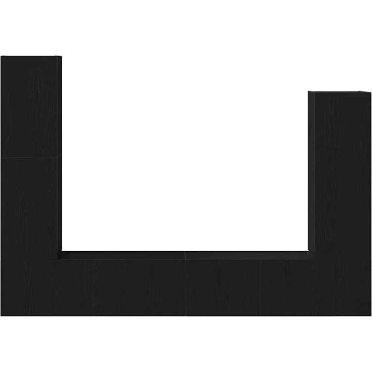 vidaXL TV-Schrankset 6 stk. 30,5 x 30 x 110 cm Schwarz Eichen-Optik 3333060 – Bild 5