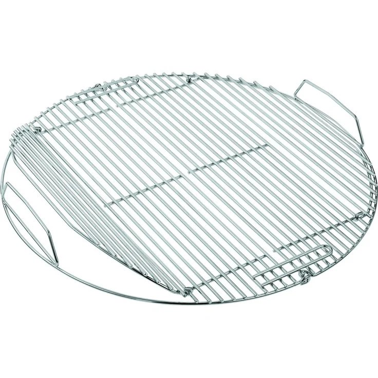RÖSLE Grillrost, Hochwertiger Grillrost aus Edelstahl 18/0 passend für RÖSLE Grills No. 1 F50/F50 AIR, klappbar, spülmaschinengeeignet, Silber