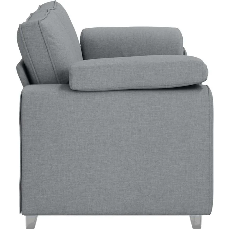vidaXL Zweisitzer-Sofa Hellgrau 180 cm Stoff 4105227 – Bild 5