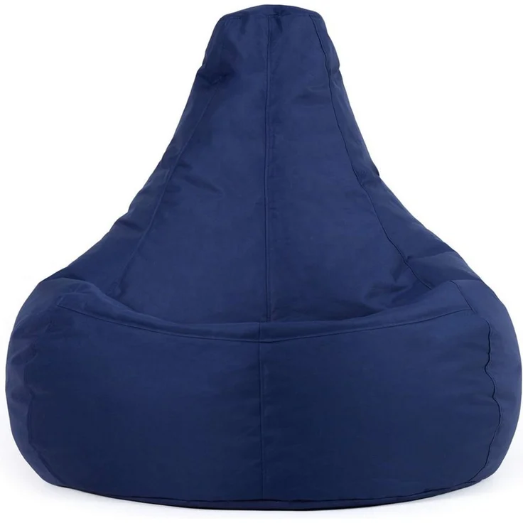 Bean Bag Bazaar Gaming Sitzsack „Recliner“, Gamer Sitzsack für Erwachsene und Kinder, Indoor Outdoor Sitzsack Sessel Gaming mit Füllung (Sitzsack, Dunkelblau) – Bild 4
