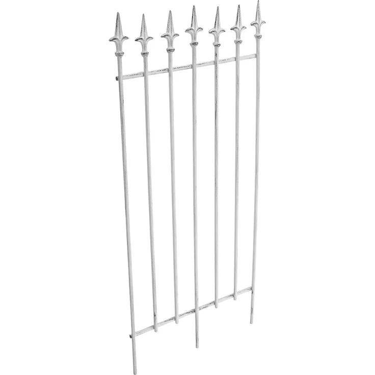 Rankgitter FREYA - 50x0,7x100cm, Metall, Antik-Weiß | Rankhilfe Kletterpflanzen Gartendekoration – Bild 5