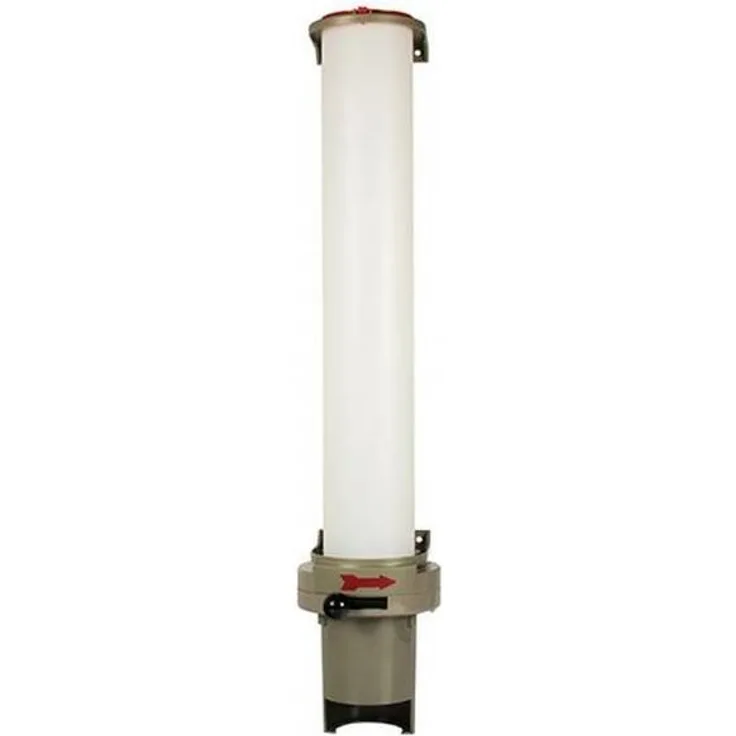 Becherspender, PS 67 cm x 13 cm x 15,5 cm grau für 100 Becher mit oberem Ø 7,03 cm