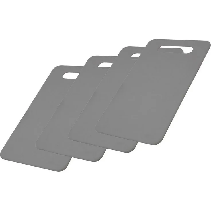Thiru Schneidebrett 4er Set je 25 x 15 cm, aus BPA-freiem & hygienischem Kunststoff, (4-St)