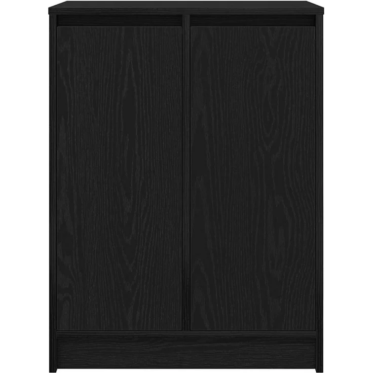 vidaXL Schuhschrank Schwarz Eichen-Optik 57x34x76 cm Holzwerkstoff 861869 – Bild 6