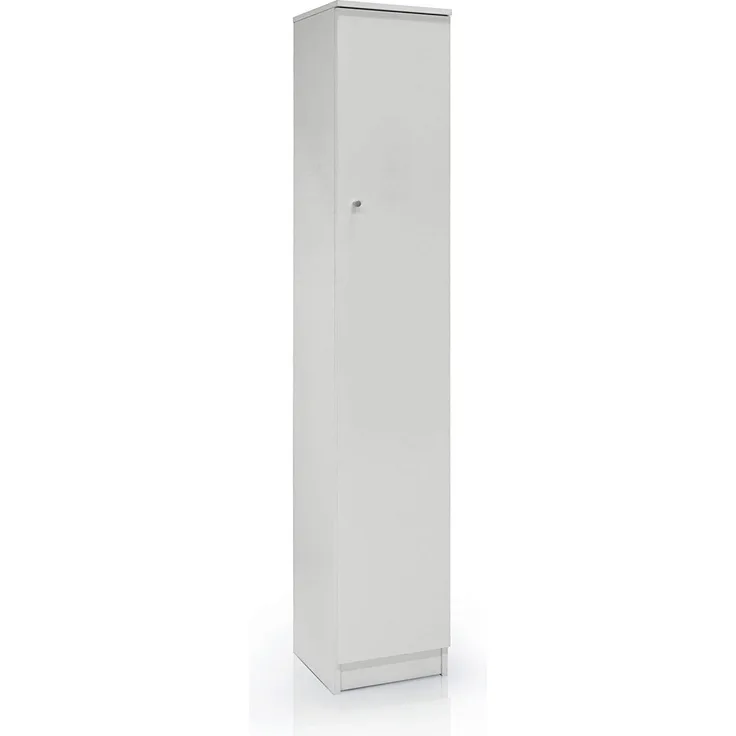Dmora Kleiderschrank mit Einzeltür in heller Holzfarbe, 31 x 34 x 183 cm