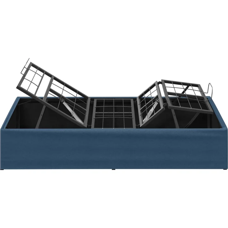 vidaXL Elektrisch verstellbares Bettgestell Blau 190 x 100 x 33,5 cm 42037345 – Bild 7