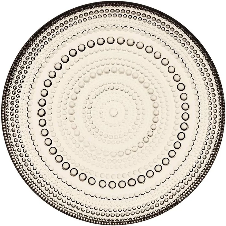 iittala Kastehelmi Teller 17 cm leinen – Bild 1
