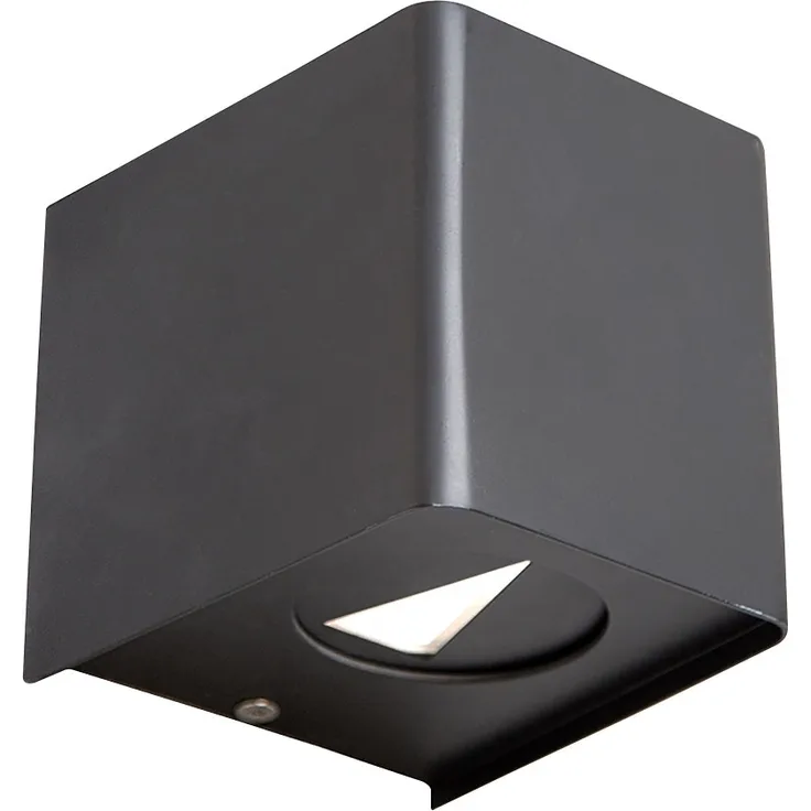 LED Außen-Wandleuchte, schwarz, H 11,5 cm