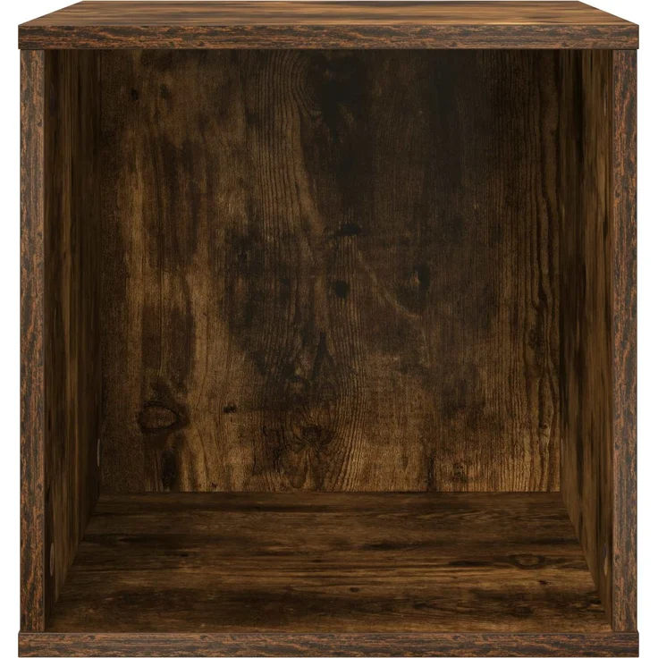 vidaXL Vinyl Album Box Räuchereiche 37 x 36,5 x 38 cm Holzwerkstoff 8012850 – Bild 4