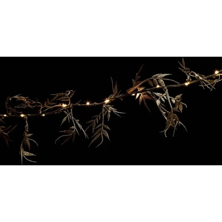 Fééric Lights und Weihnachtsbaumbeleuchtung Lichtergirlande mit Blumenmotiv für den Innenbereich 25 LEDs