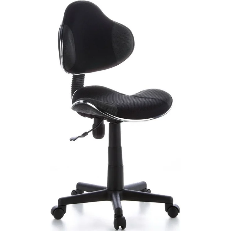 hjh OFFICE 634120 Kinder Schreibtischstuhl KIDDY GTI-2 Stoff Schwarz/Grau ergonomischer Jugenddrehstuhl höhenverstellbar – Bild 12