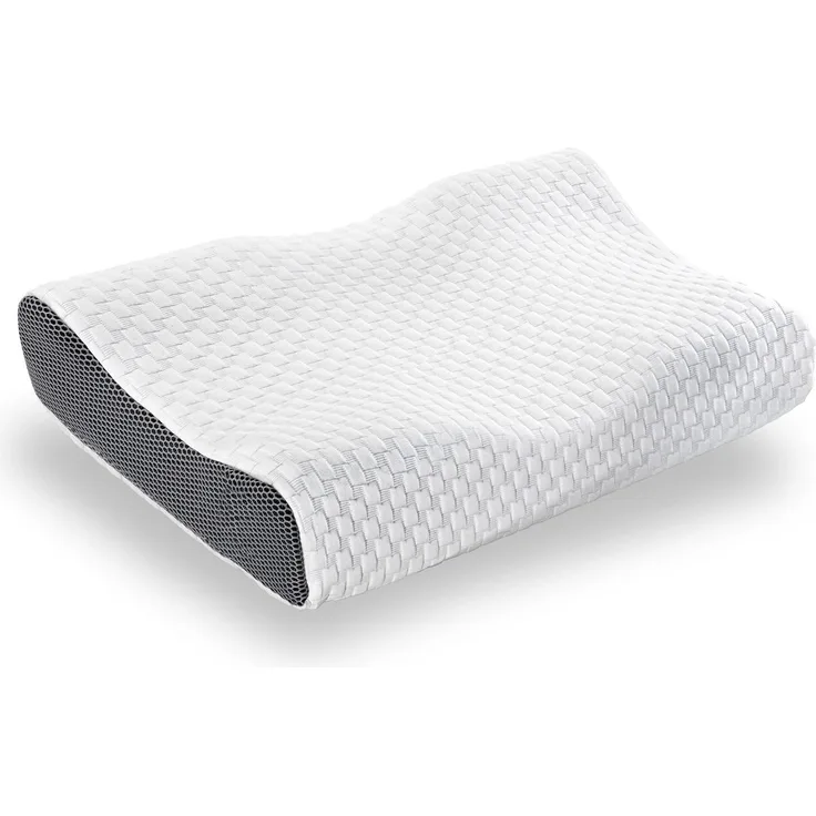 Sleezzz Premium orthopädisches Gel-Effekt Nackenstützkissen 32 x 60 cm