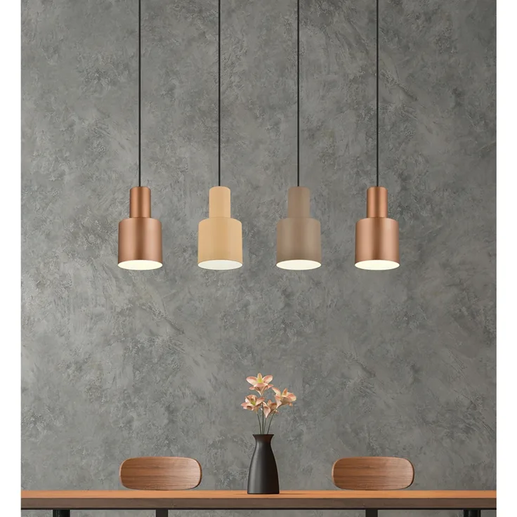 Trio Leuchten Pendelleuchte AGUDO Agudo E27 multicolor Metall