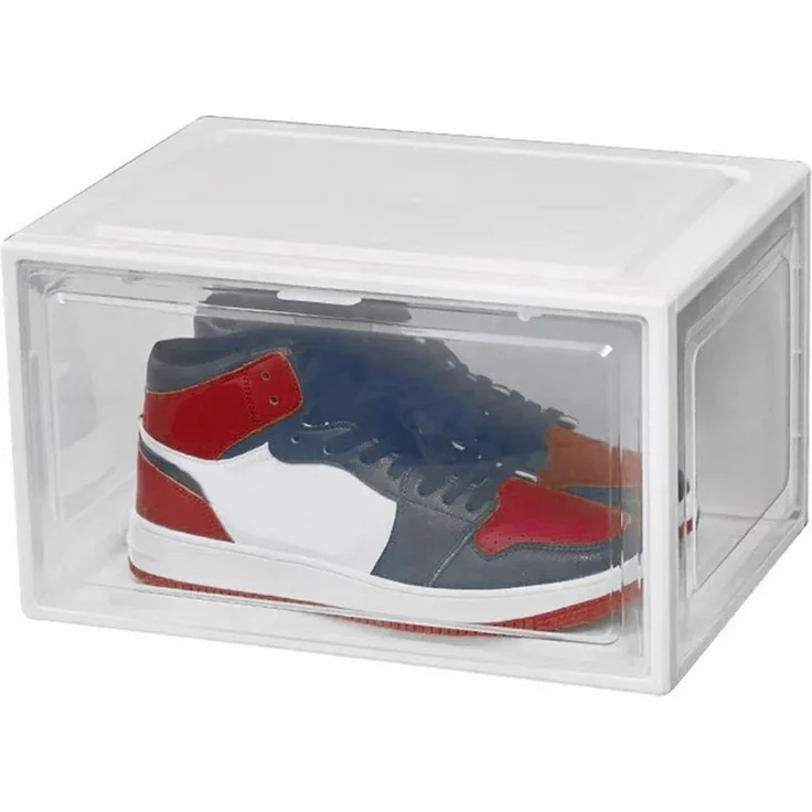 HAC24 Schuhbox Schuhorganizer Aufbewahrungsbox Stapelbar Kunststoffbox Schuhkarton (Set, 12 St), bis Gr. 47 – Bild 1