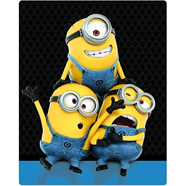 HiTS4KiDS Autokuscheldecke Minions bedruckt \"bunt\"