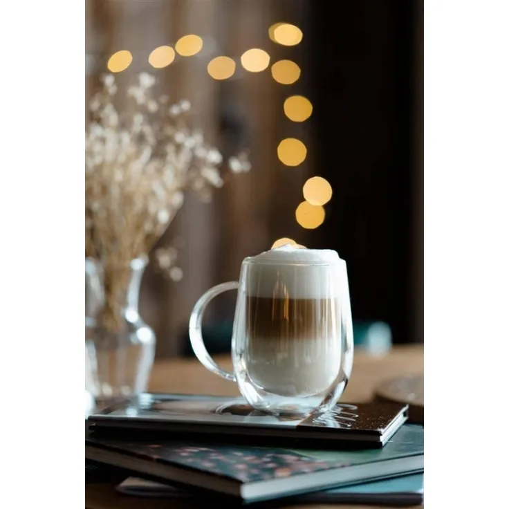 Vialli Design Komplett-Set 2 Gläser mit doppelter Wand Amo 300 ml 8616