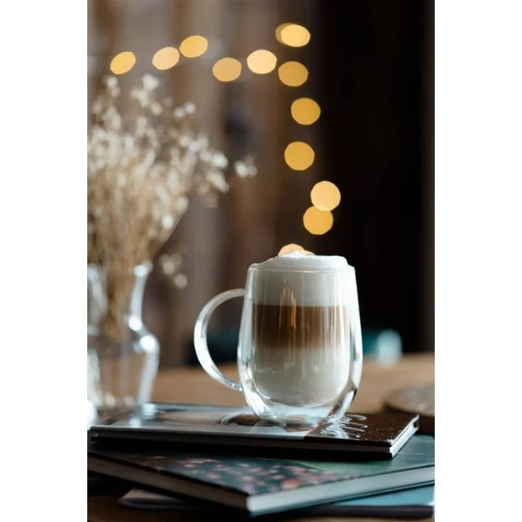 Vialli Design Komplett-Set 2 Gläser mit doppelter Wand Amo 300 ml 8616