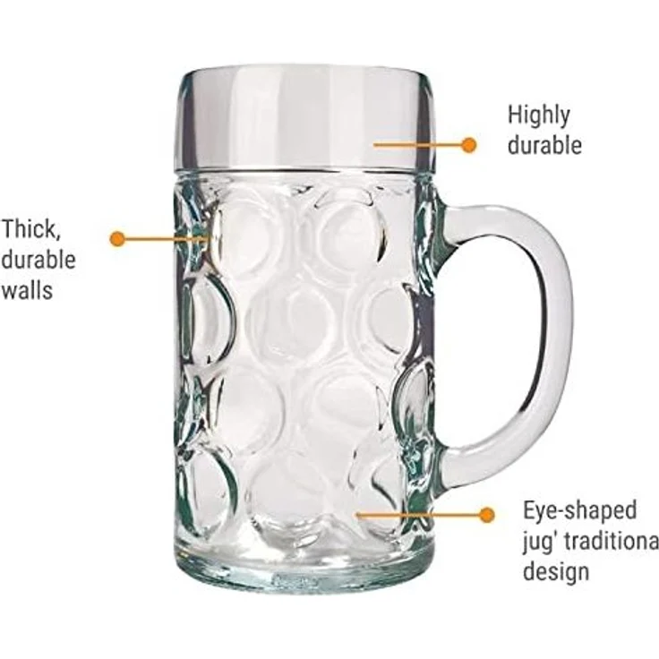 ich-zapfe Bierglas Bierglas 6er Set Biergläser ISAR 0,5 Liter – Bild 7