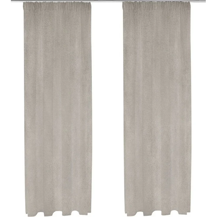 OTTO home Verdunkelungsvorhang Ronnel, 2er-Set, 100% Lichtschutz, Multifunktionsband (2 St), Multifunktionsband, verdunkelnd, Polyester, 2x einfarbig, Wohnzimmer, Schlaf/-Kinderzimmer, 100% verdunkelnd – Bild 2