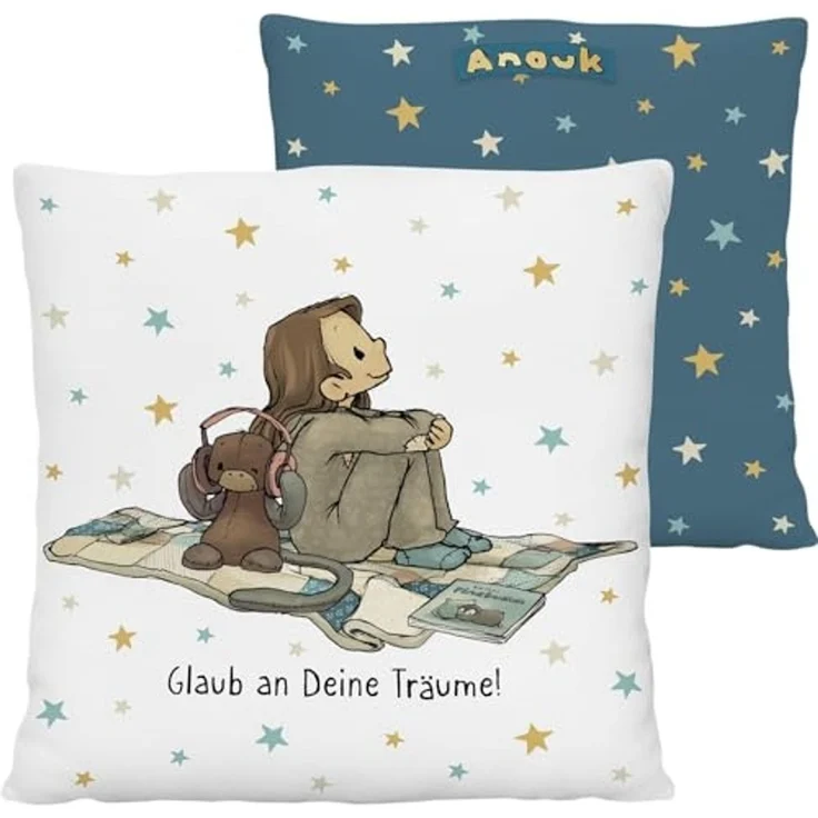 Sheepworld Plüschkissen Kuschelkissen Kissen Geschenk für Kinder ANOUK 73949 – Bild 5