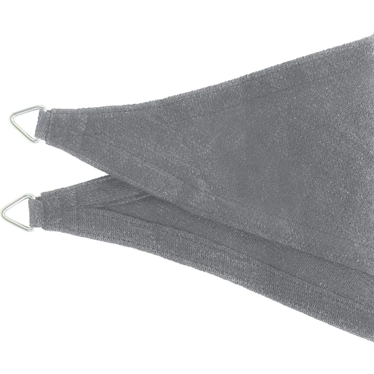 Sonnensegel Teneriffa viereckig, ca. 500 x 500 cm silbergrau – Bild 2