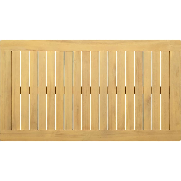 Couchtisch Sofatisch, Helles Akazienholz 90 x 50 x 36 cm Massivholz Akazie d278e – Bild 4