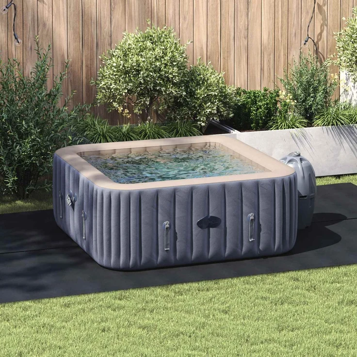 vidaXL Bodenfolie für Pools 420 x 220 x 0,1 cm Rechteckig Vliesstoff 42009122 – Bild 1