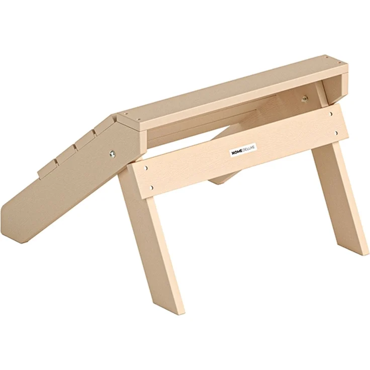 HOME DELUXE Gartenstuhl FAREA inkl. Hocker – Braun – Bild 6