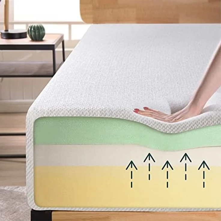 Zinus EU-FMS-10L Comfort Mattress, Foam/Fabric, Single – Bild 5