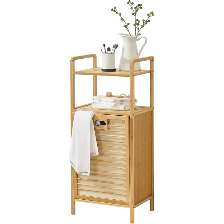 Bambus Wäscheregal Rendalen 40x30x95 cm [en. casa]