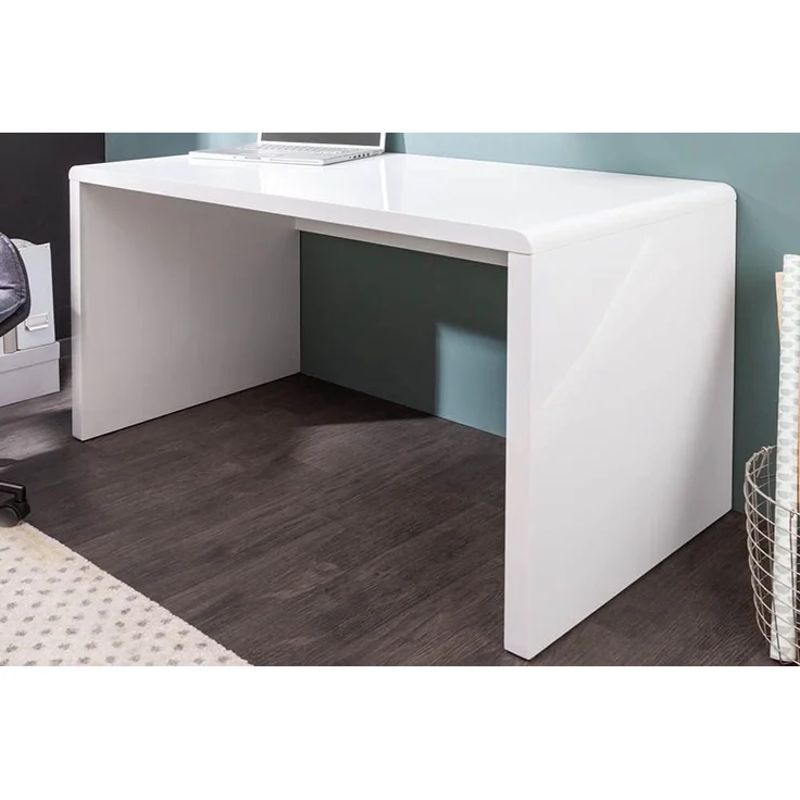 riess-ambiente Schreibtisch FAST TRADE 120cm weiß, Arbeitszimmer · Hochglanz · Modern Design · Home Office – Bild 2