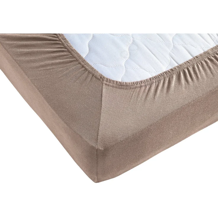 Hometex Premium Textiles Spannbettlaken Exclusive Topper-Spannbettlaken, Jersey, Für Matratzentopper und Boxspringbett Topper – Bild 2