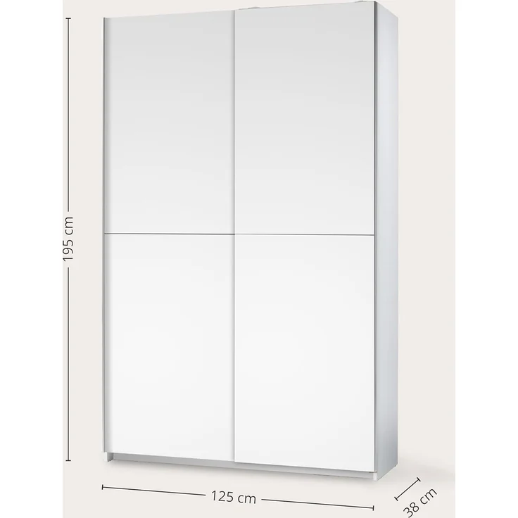 Bega 'Fast' Schwebetürenschrank, weiß – Bild 3