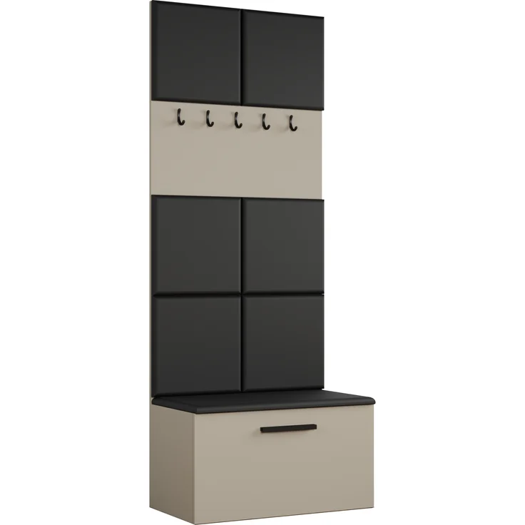 AX LIVING Garderoben Haken Rosanno I - 80,6 cm Breite, Kaschmir JS100 – Bild 1