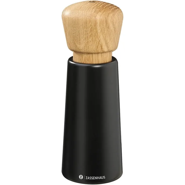 Zassenhaus Pfeffermühle Norderney Eiche 18cm | Auswahl Schwarz : Schwarz