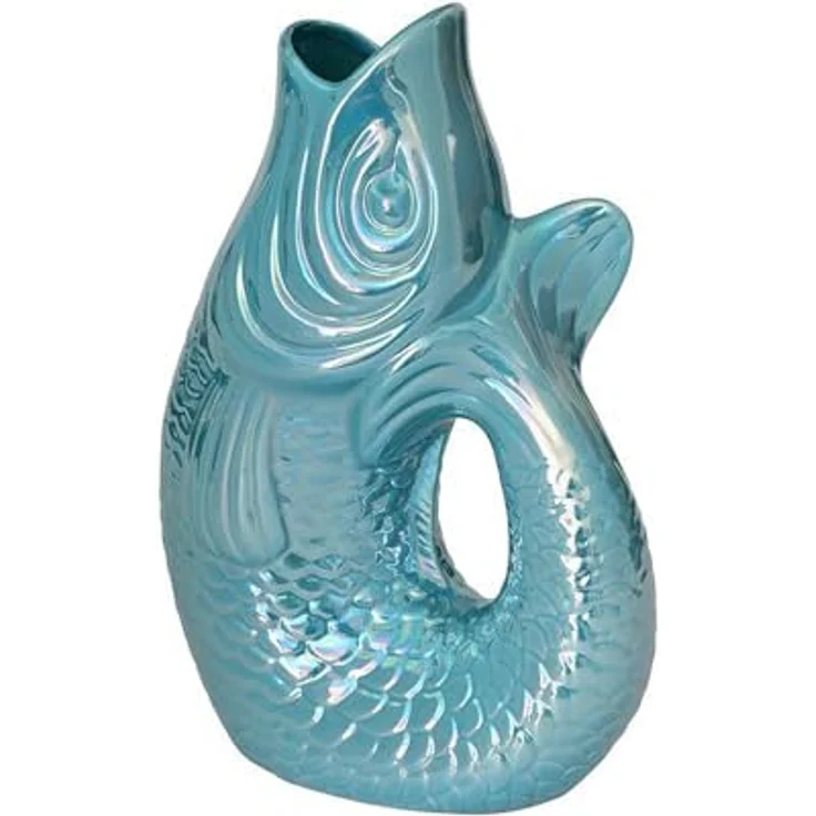 Gift Company Monsieur Carafon Fisch Vase XS rainbow ocean 0,2 L – Bild 2