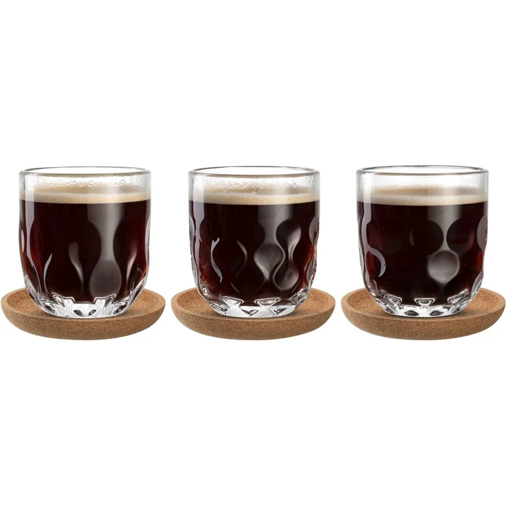 Leonardo GOCCE Kaffee-Set mit Untersetzer 6-teilig – Bild 1