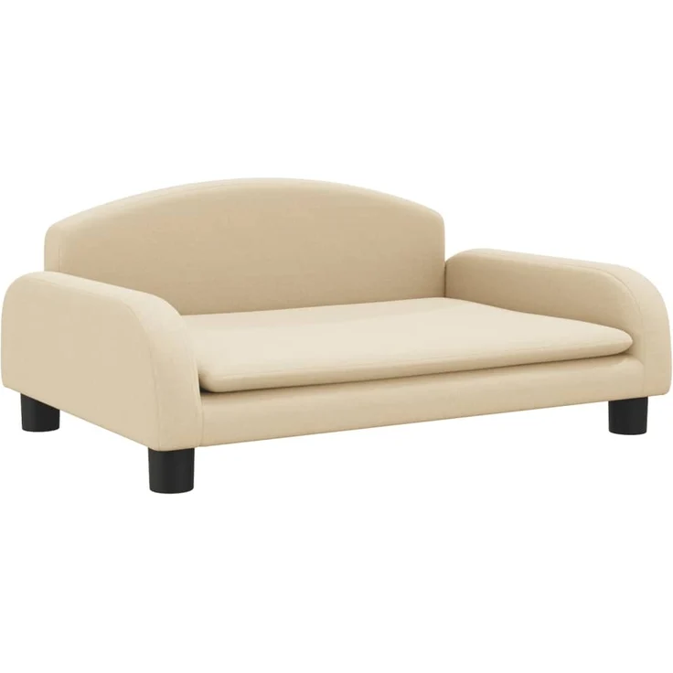 vidaXL Kindersofa Creme 70x45x30 cm Stoff 3196357 – Bild 1