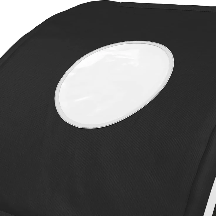 vidaXL Bettunnel 2 stk. Schwarz Polyester 893713 – Bild 9