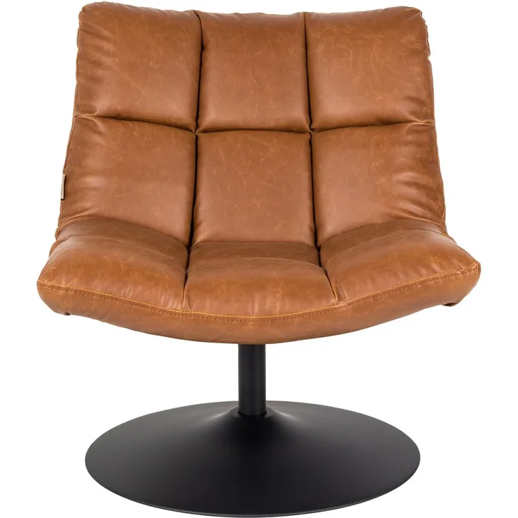 Lounge Sessel BAR VINTAGE BROWN Kunstleder von DutchBone