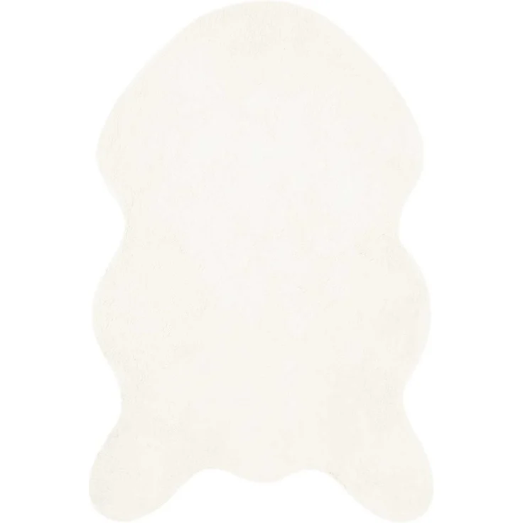 vidaXL Rutschfester Kunstfellteppich Olite Creme 50x80 cm Polyester 42021672 – Bild 2
